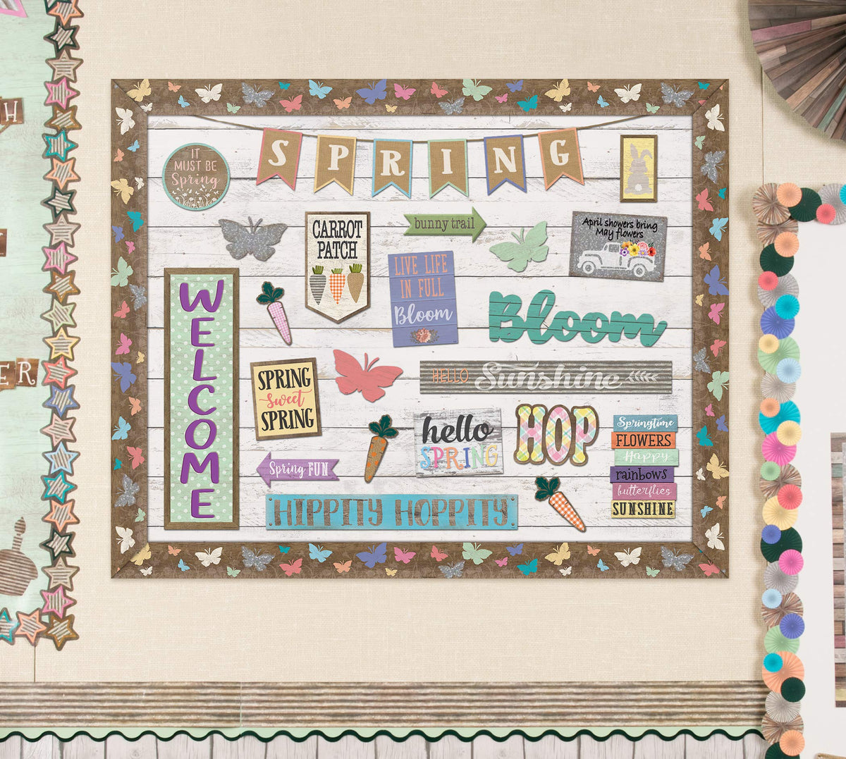 Teacher Created Resources White Shiplap Better Than Paper Bulletin Board Roll (TCR7777498) 🍁 All In One Marketplace Canada