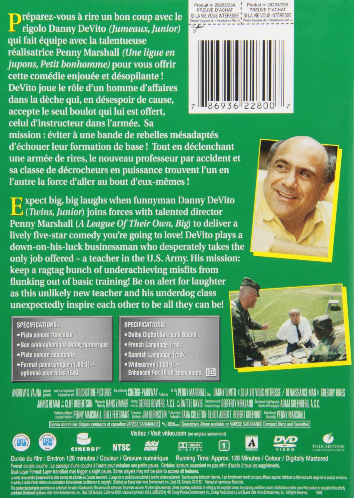 Renaissance Man - DVD (Used)
