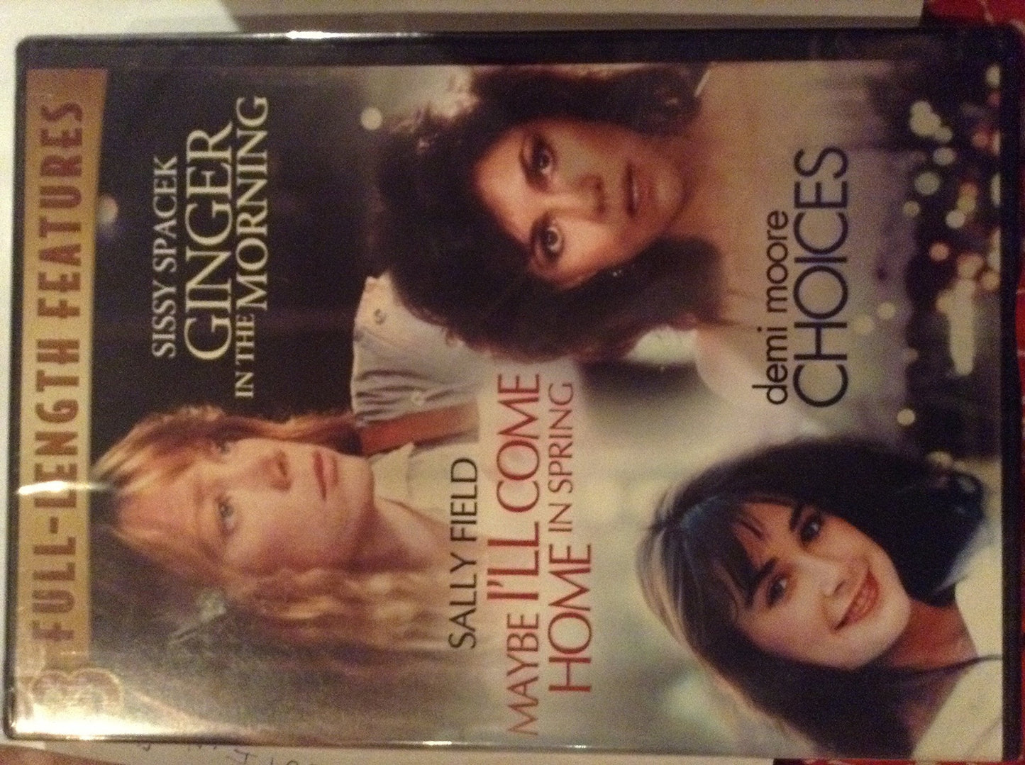 3 Full Length Features: Ginger In The Morning, Maybe I'll Come Home In The Spring, Choices