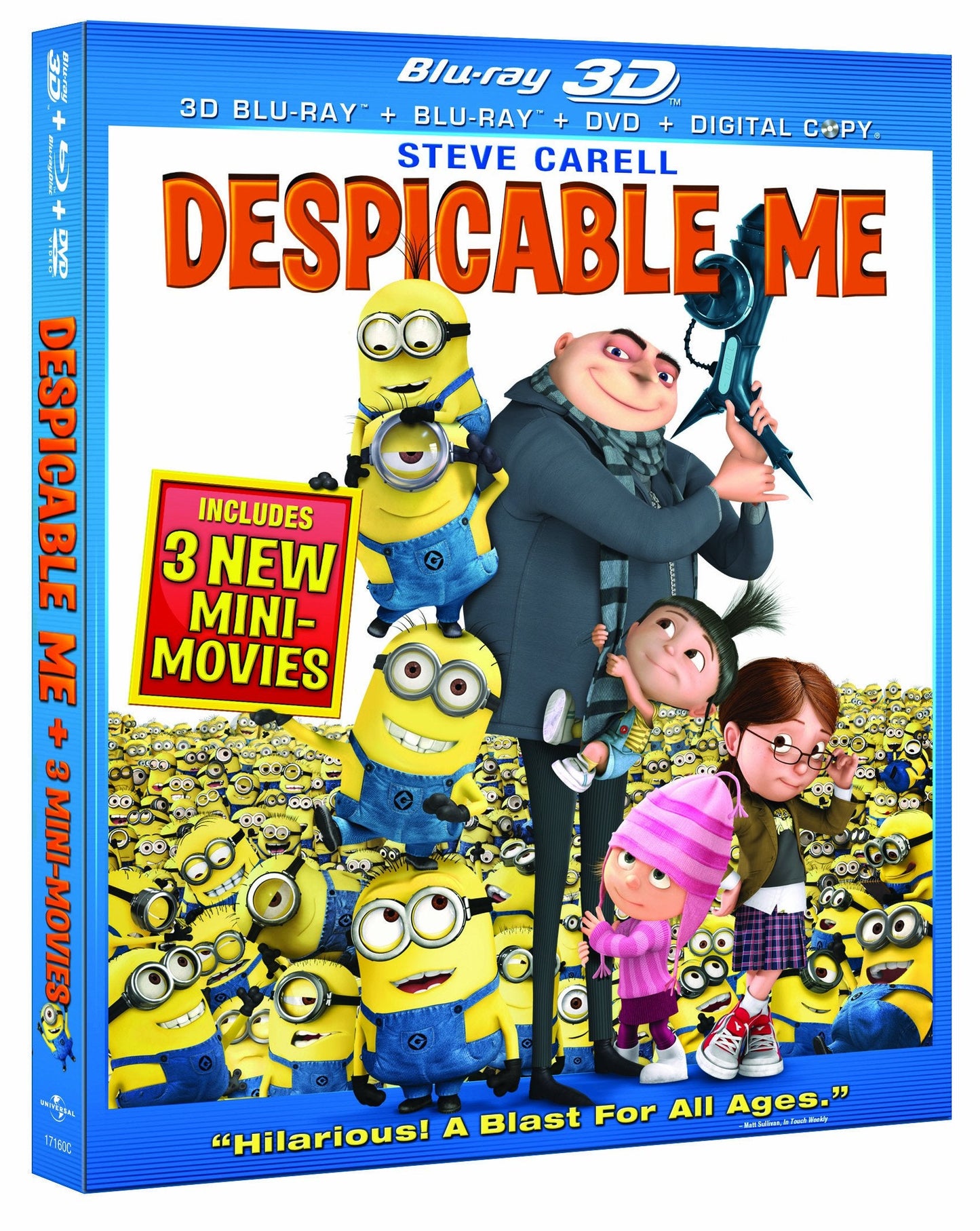 Despicable Me - Blu-ray 3D/Blu-ray/DVD (Used)