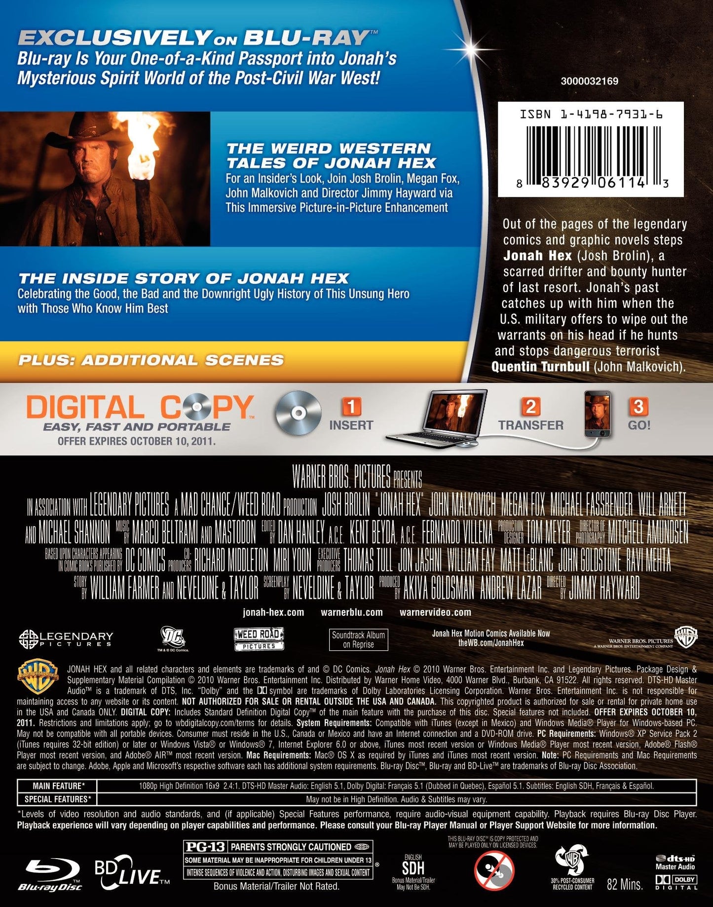 Jonah Hex [Blu-ray]