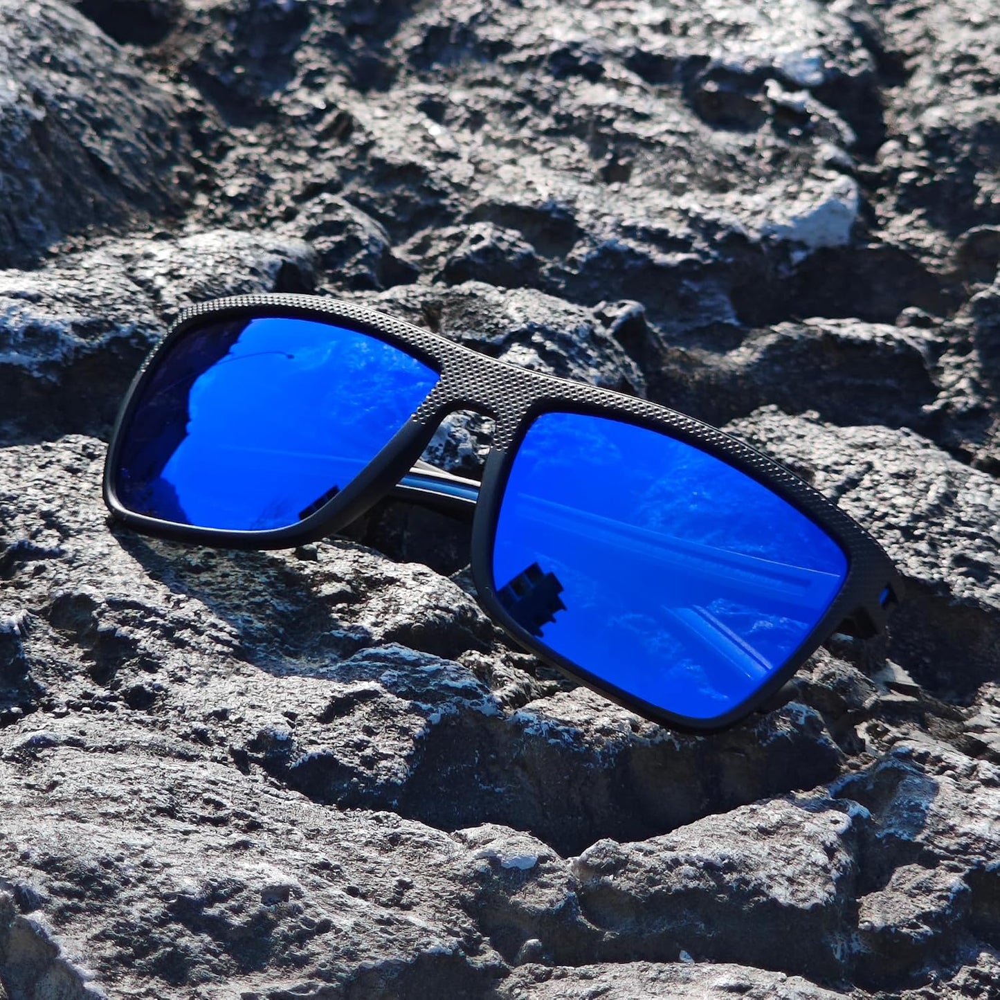 ZENOTTIC Polarized Sunglasses for Men – Lightweight TR90 Frame, UV400, Square
