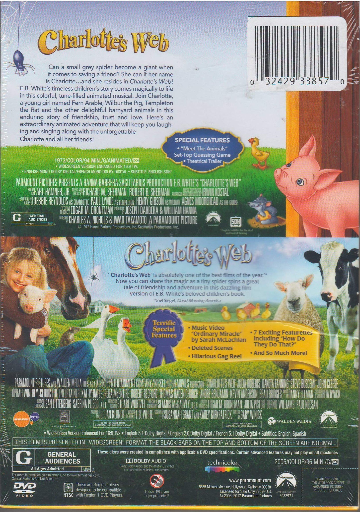 Charlotte's Web (Limited Edition Gift Set) - DVD