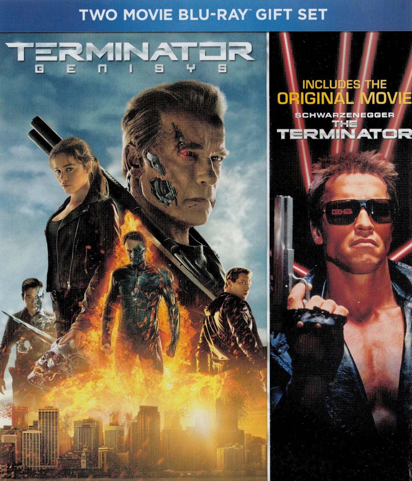 Terminator Blu Ray Gift Set Terminator Genisys + The Terminator - Blu-Ray (Used)