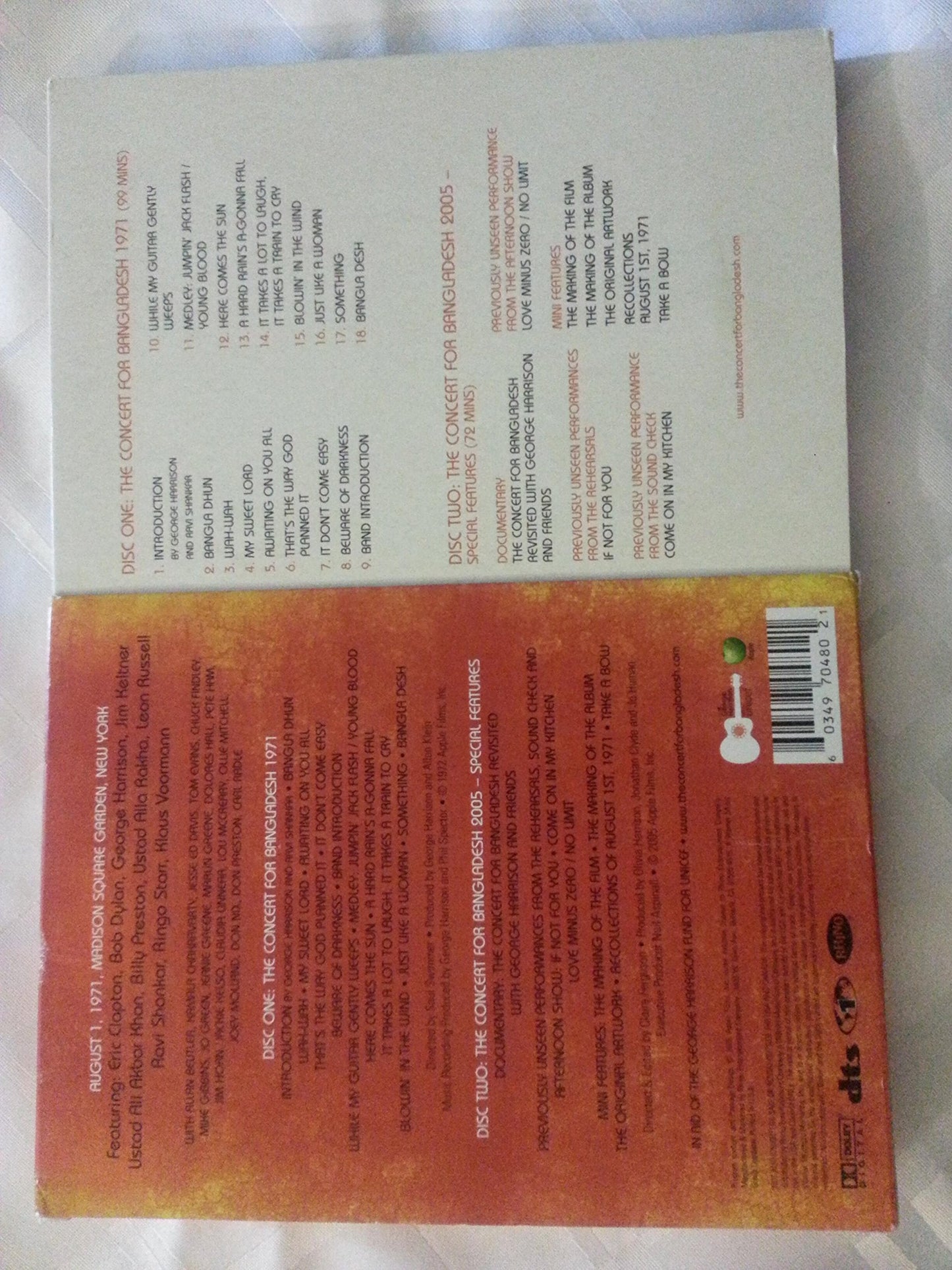 George Harrison and Friends: The Concert for Bangladesh - DVD (Used)
