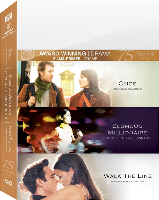 Once / Slumdog Millionaire / Walk the Line (Triple Feature) - DVD