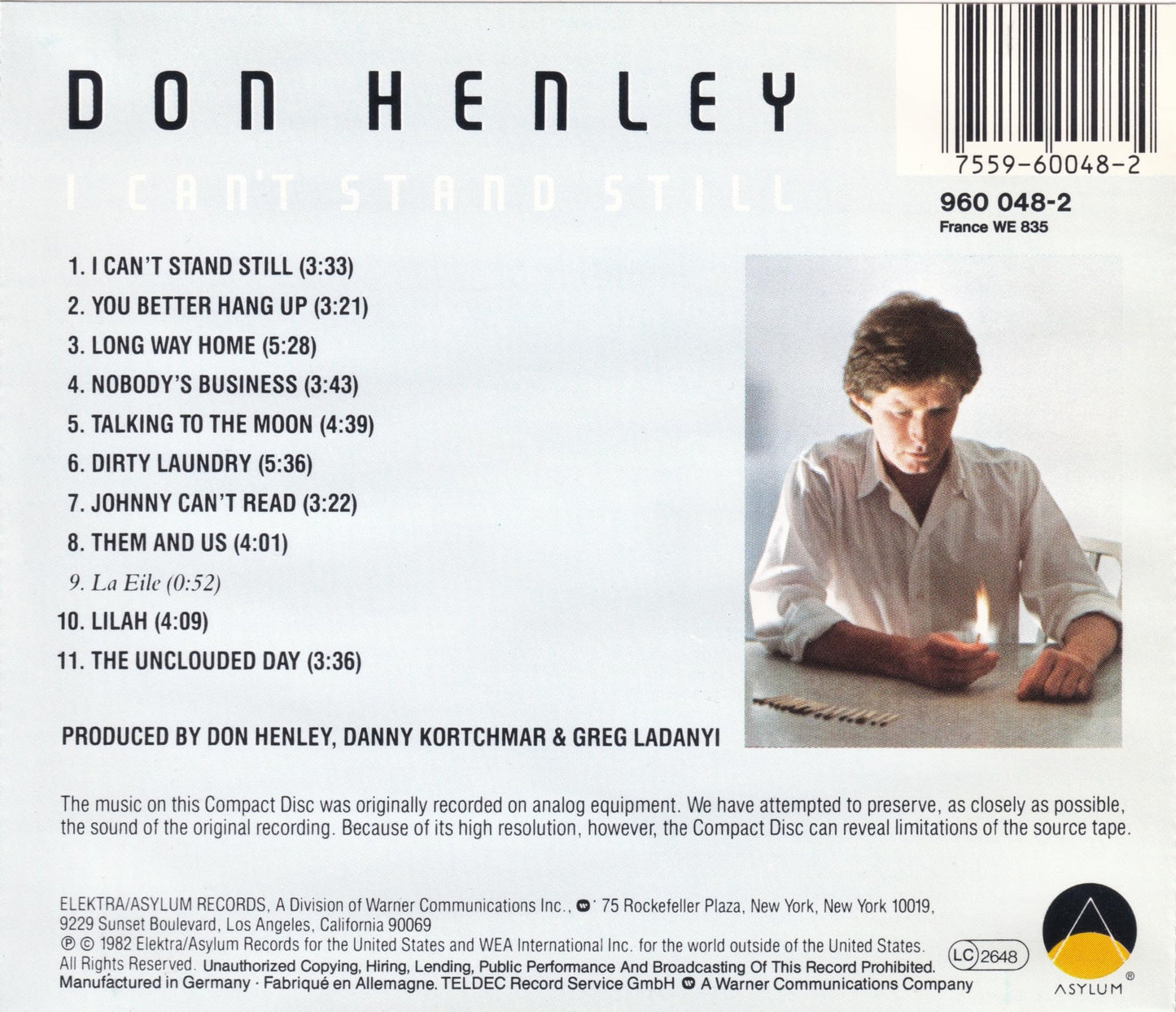 Don Henley / I Can't Stand Still - CD (Used)