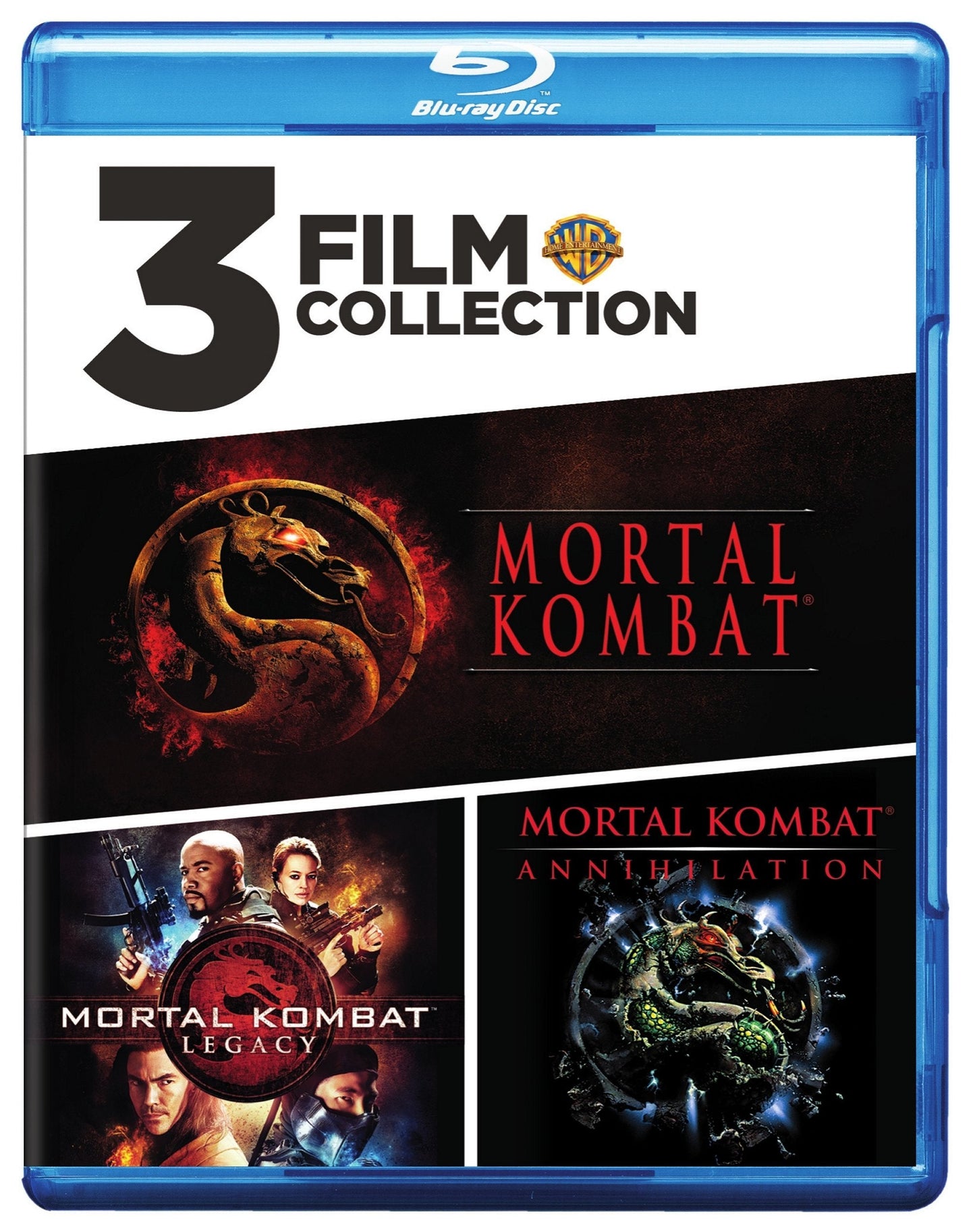 Mortal Kombat/ Mortal Kombat 2/ Mortal Kombat: Legacy (3FE) [Blu-ray]