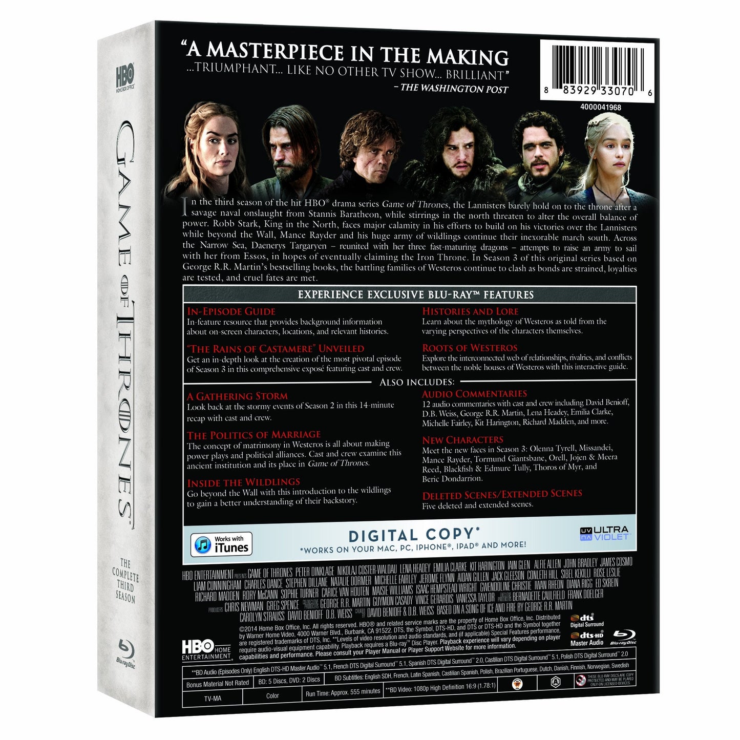 Game of Thrones: Season 3 - Blu-Ray/DVD (Used)