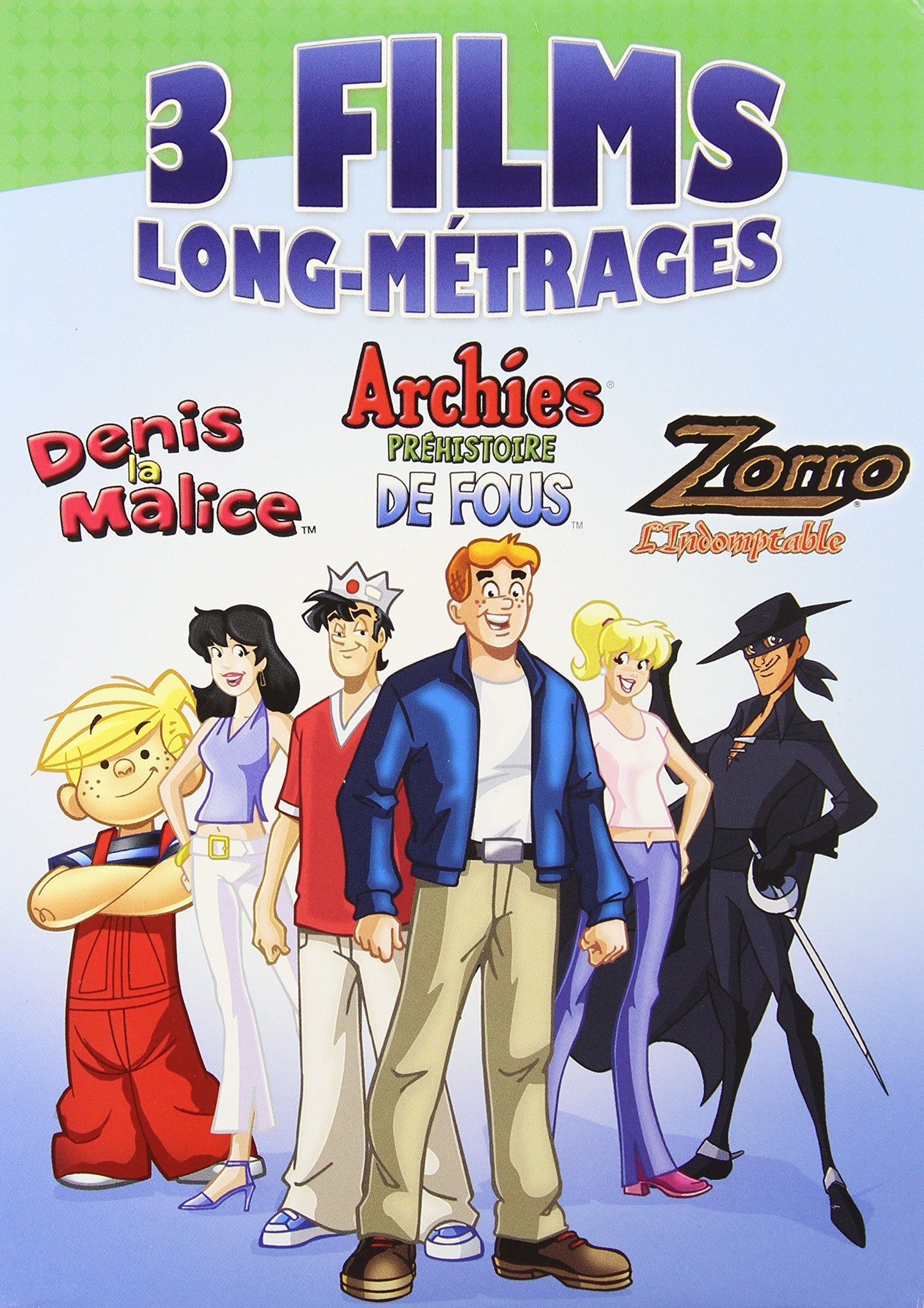 Dic French Boys Collection (Denis La Malice, Zorro, Archie Préhistoire De Fous) (Bilingual)