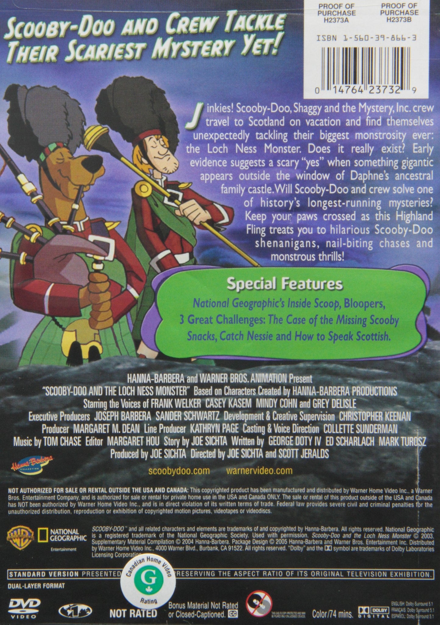 Scooby-Doo And Loch Ness Monster - DVD