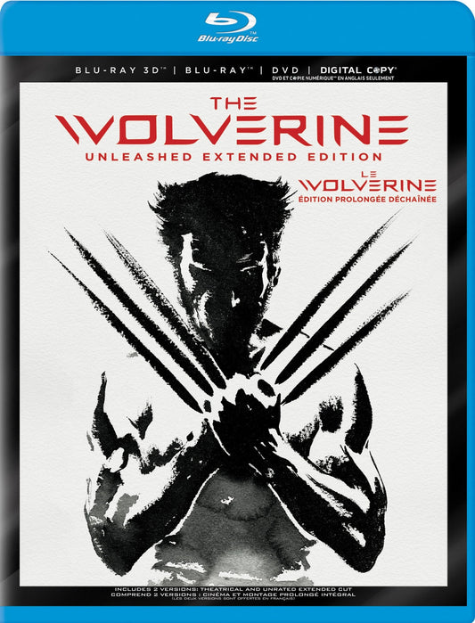 The Wolverine: Unleashed Extended Version - Blu-ray 3D/Blu-Ray/DVD (Used)