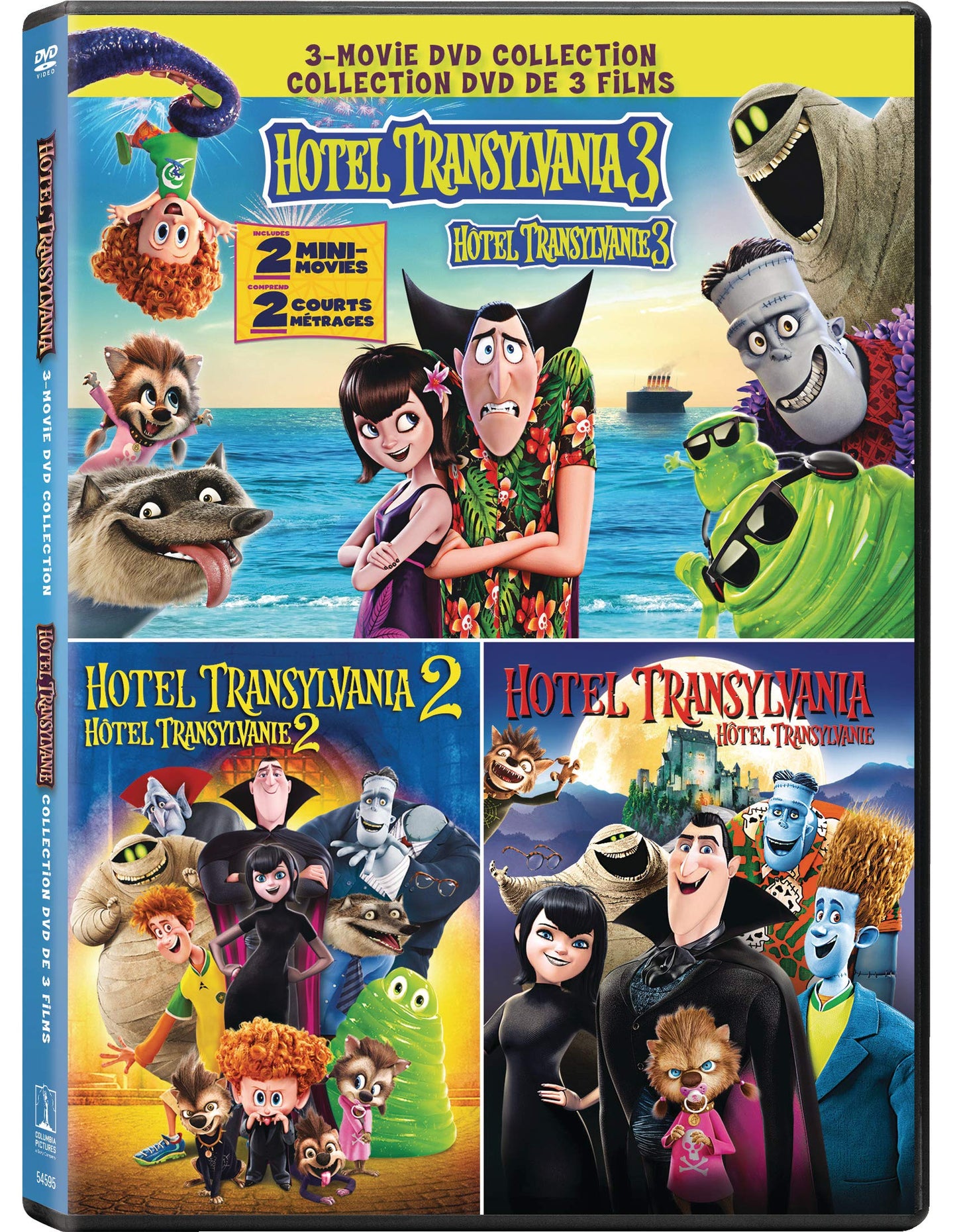 Hotel Transylvania / Hotel Transylvania 2 -/ Hotel Transylvania 3 (Bilingual) - DVD