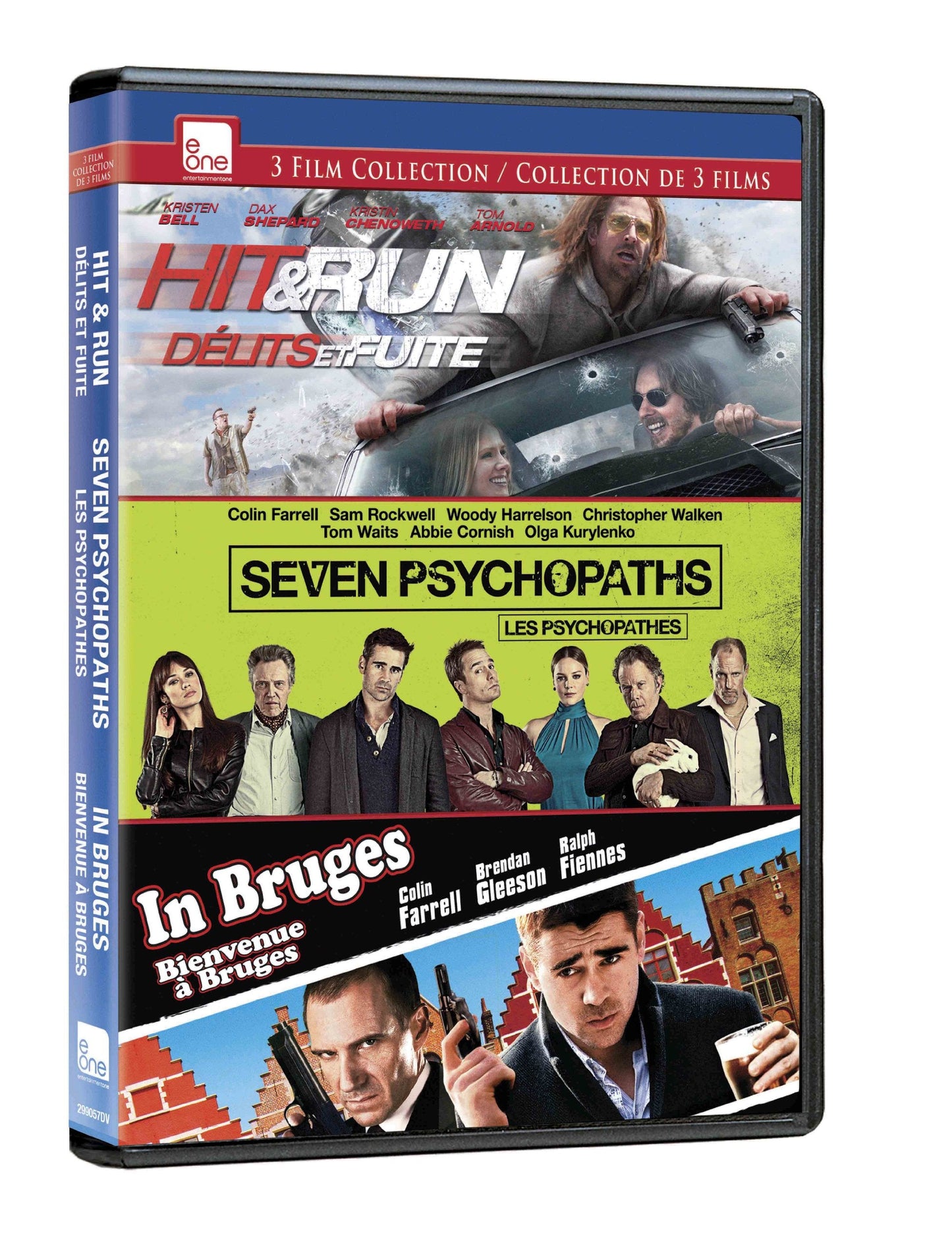 Hit and Run / Seven Psychopaths / In Bruges Triple Feature - DVD