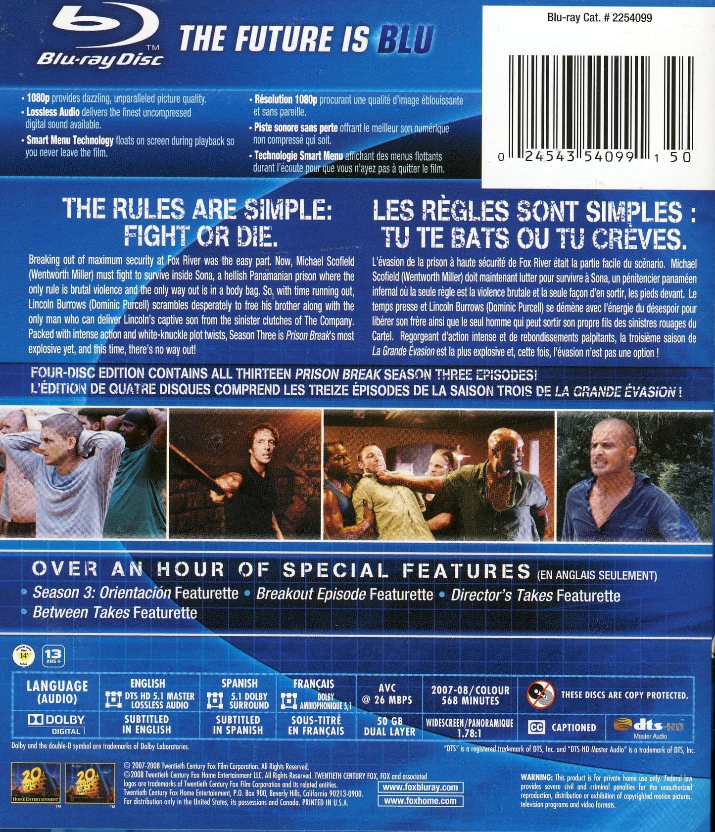 Prison Break: Season 3 - Blu-Ray (Used)