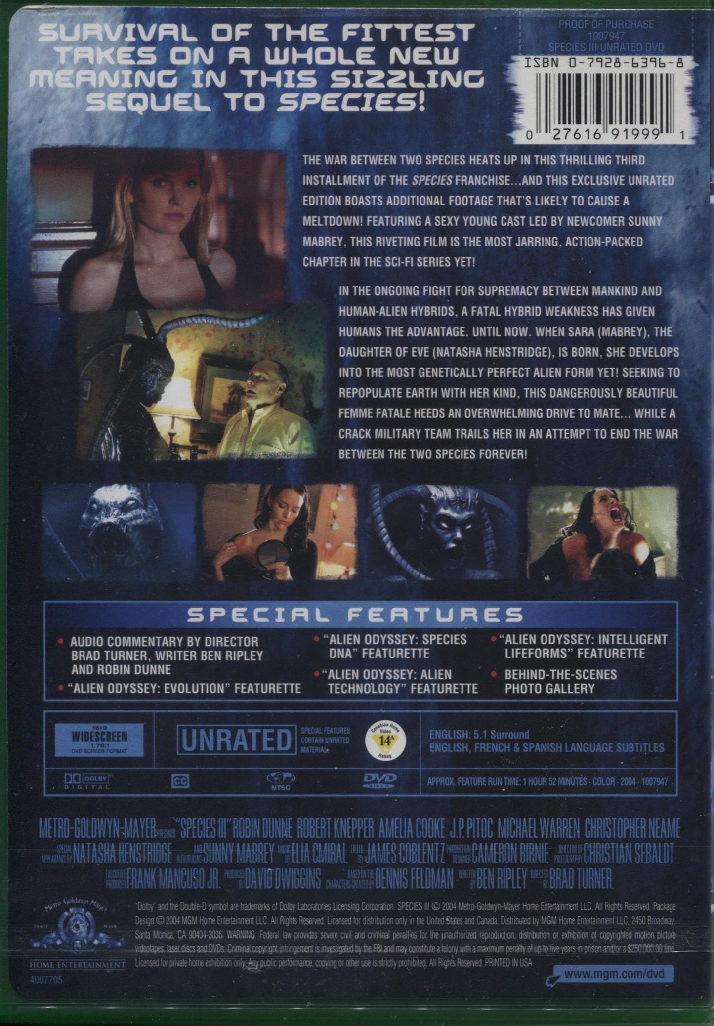 Species III - DVD (Used)