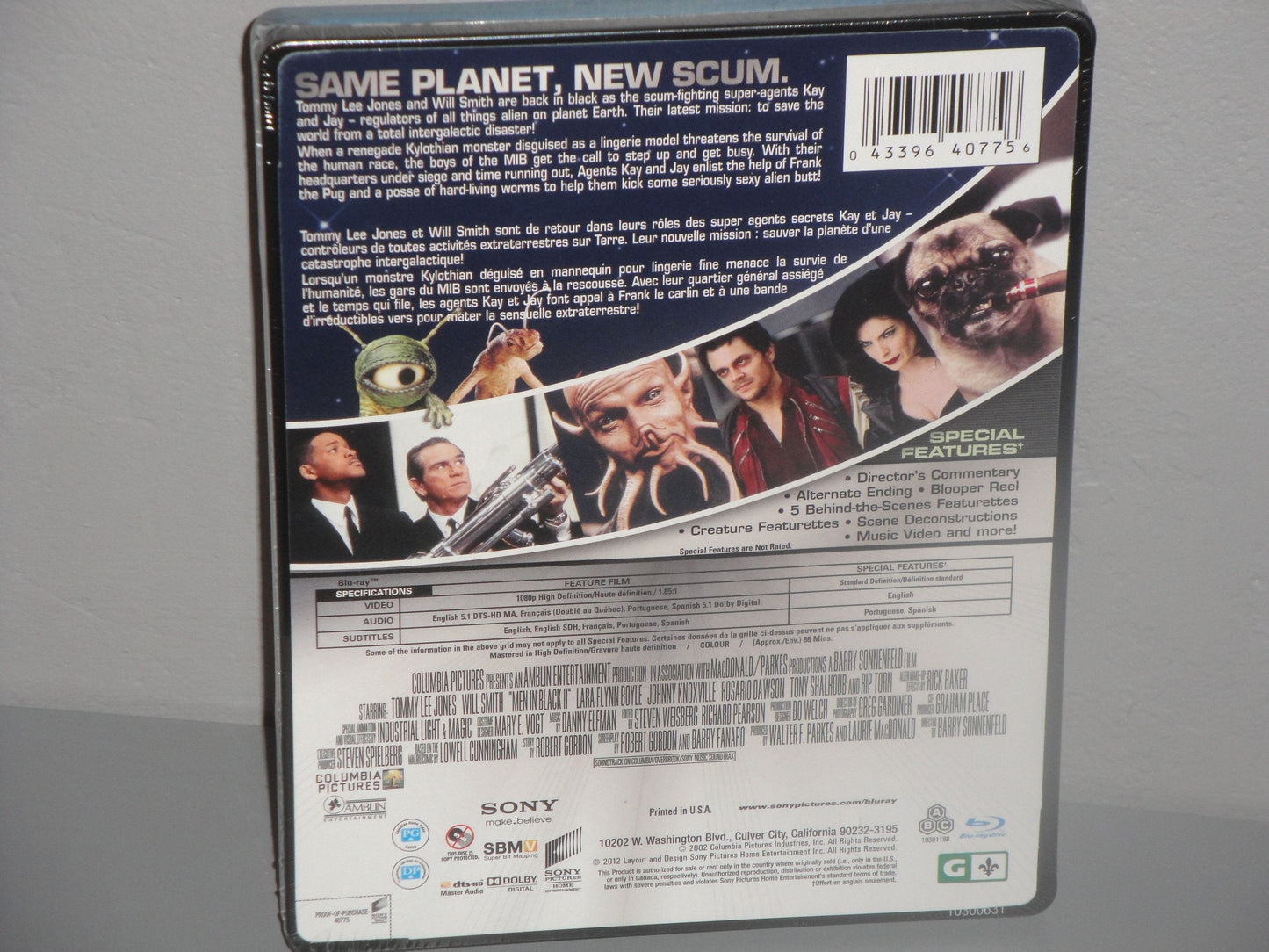 Men In Black II Steelbook (Bluray)