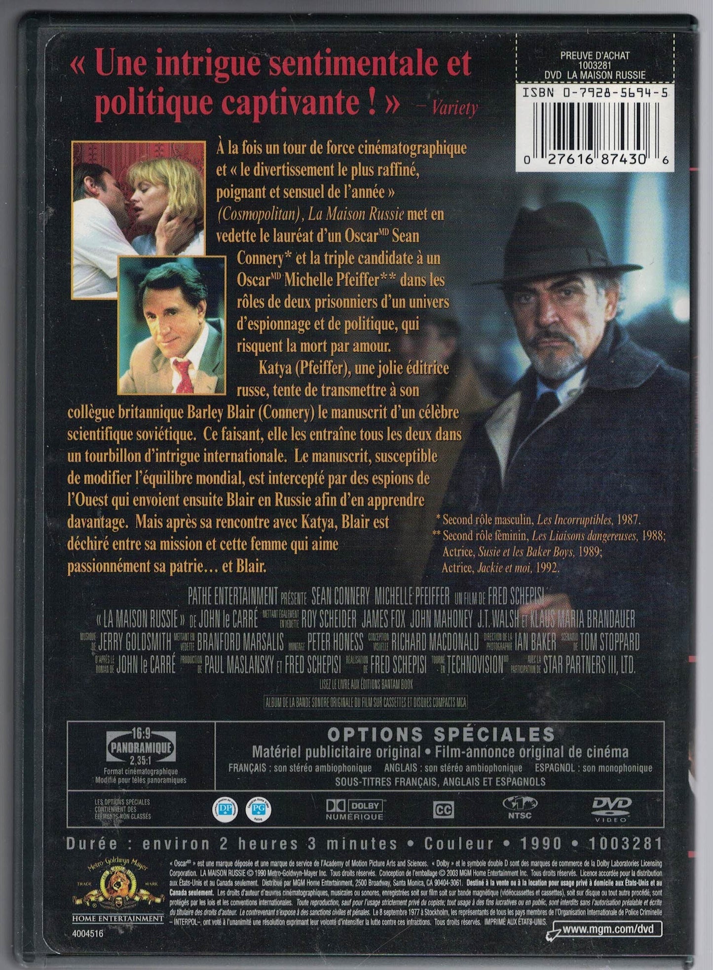 La Maison Russie - DVD