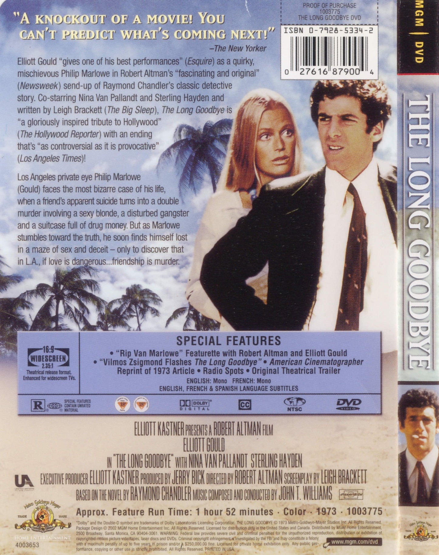 The Long Goodbye (Widescreen) - DVD (Used)