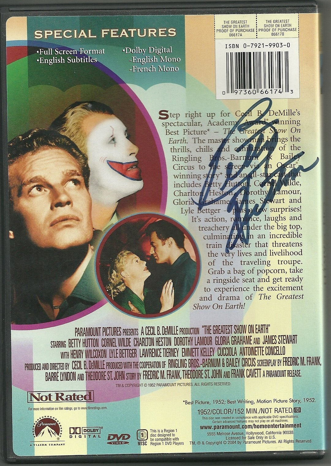 Greatest Show On Earth - DVD (Used)