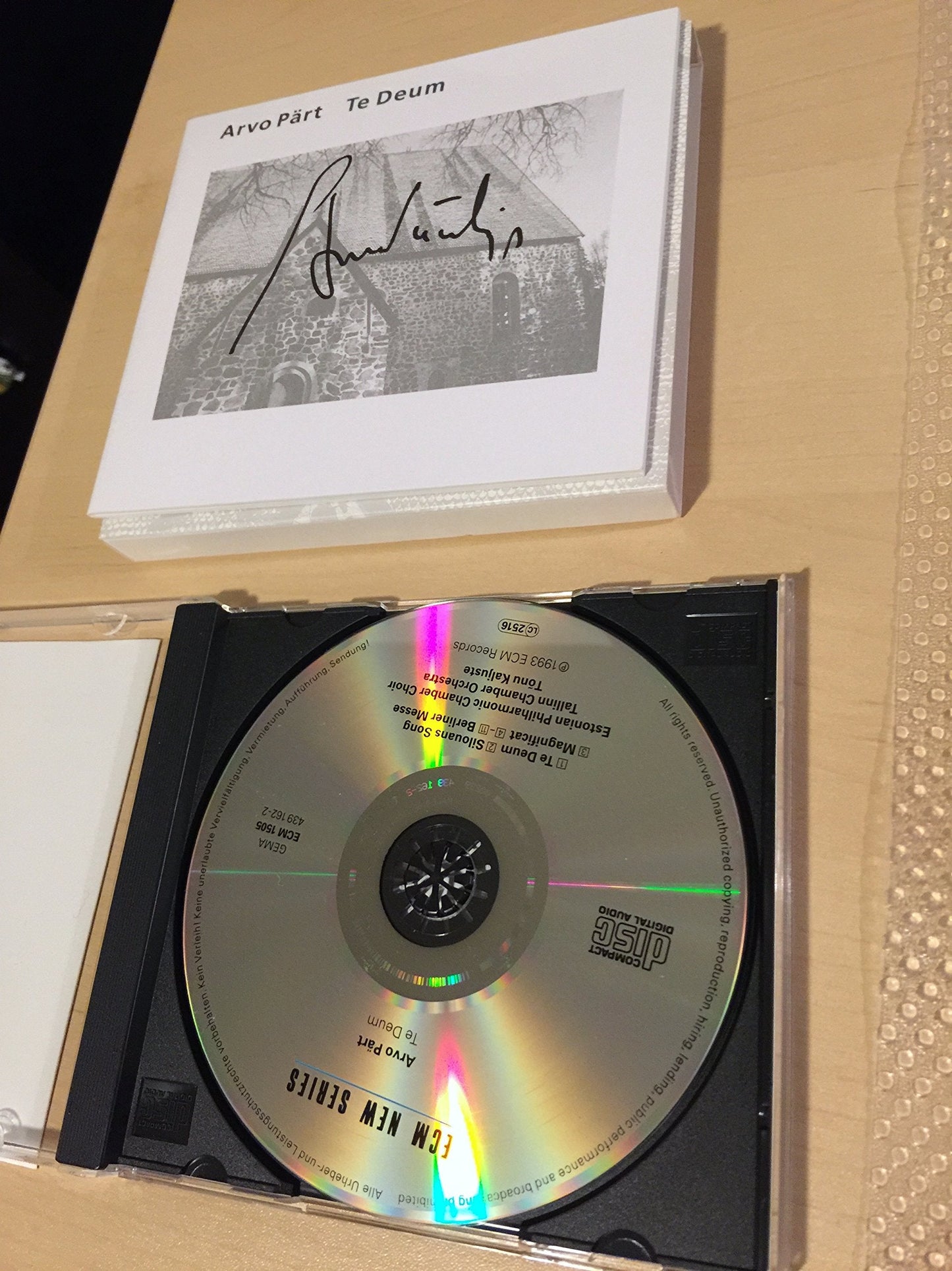 Arvo Part / Te Deum - CD (Used)
