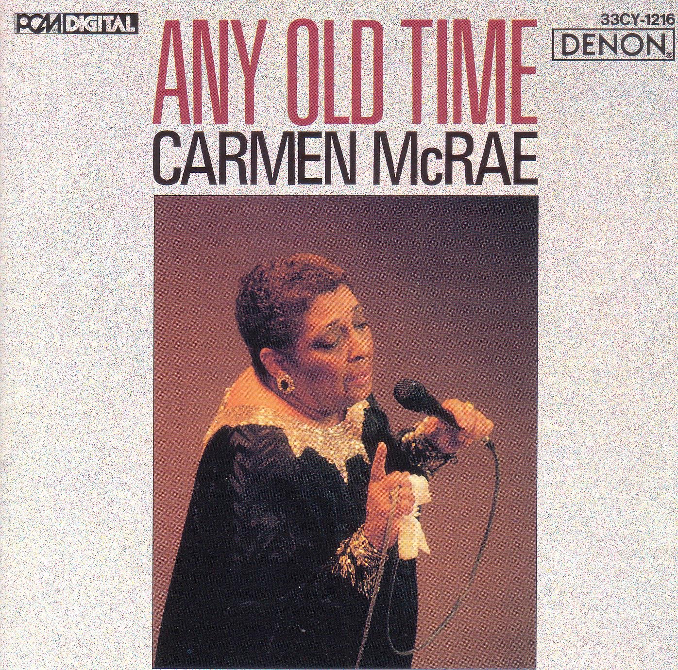Carmen McRae / Any Old Time - CD (Used)