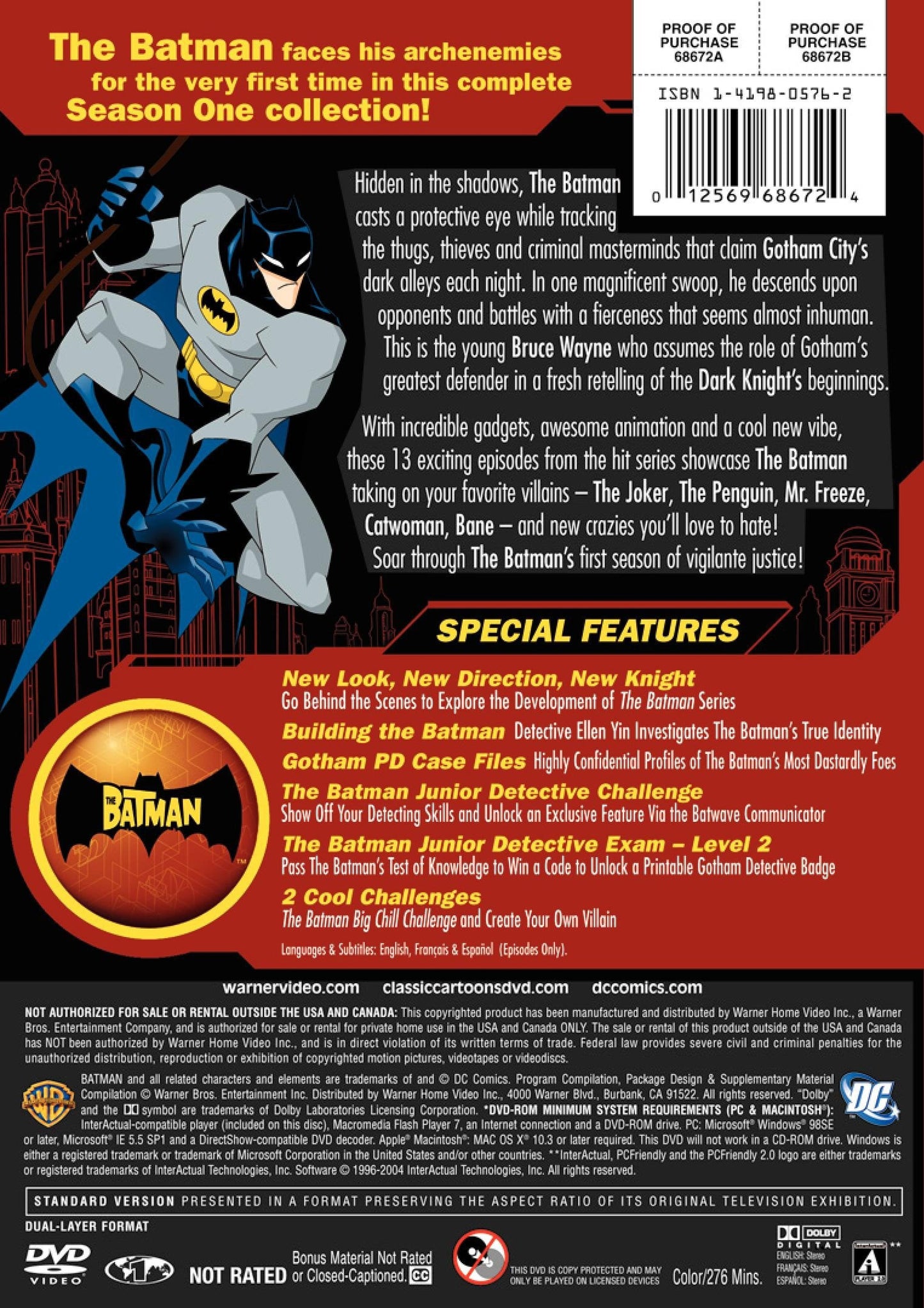 The Batman: The Complete First Season - DVD (Used)