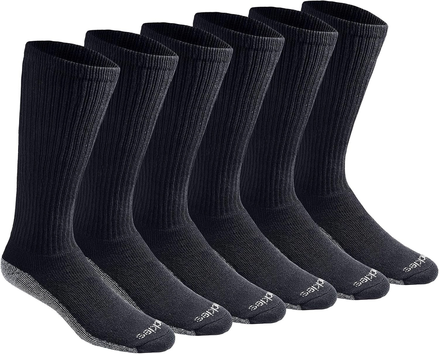 Dickies Men's Dri-Tech Moisture Control Boot Socks – Multi-Pack