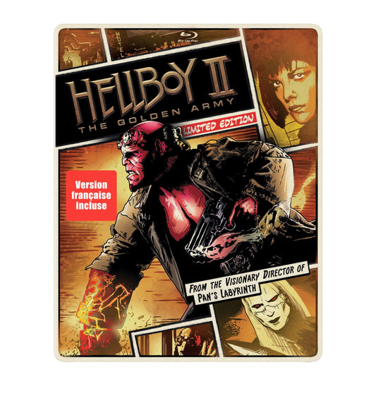 Hellboy II: The Golden Army / Hellboy 2 : Les Lgions d'or maudites (Bilingual) (SteelBook Edition) [Blu-ray + DVD + UltraViolet] (Version française)