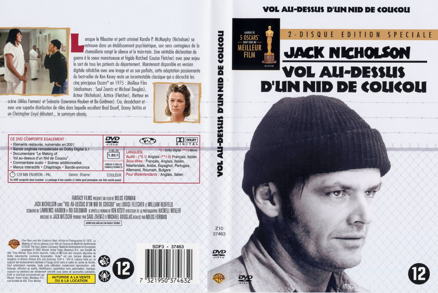 Vol au-dessus d'un nid de coucou: Édition speciale de deux disques - DVD (Used)