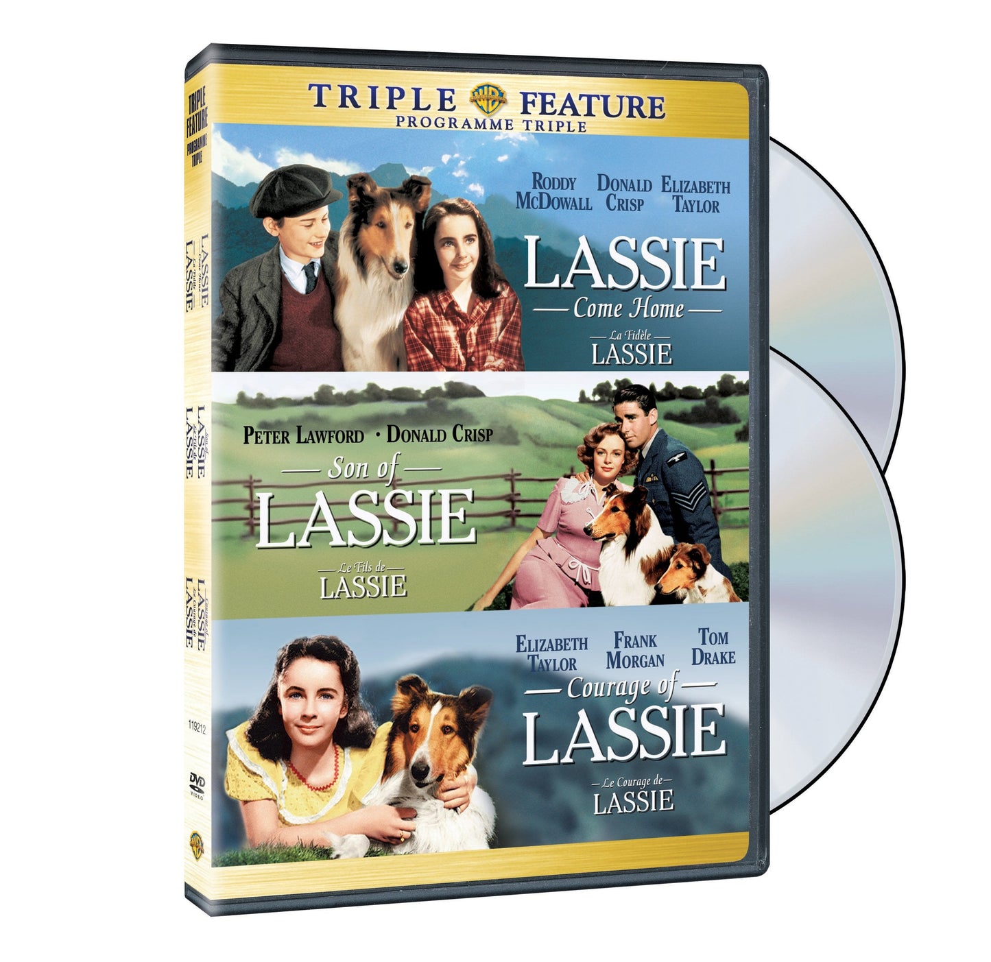 Lassie Come Home / Son of Lassie / Courage of Lassie (Triple Feature) // La fidèle Lassie / Le fils de Lassie / Le courage de Lassie (Programme Triple) (Bilingual)