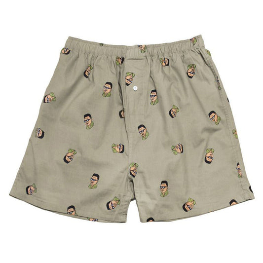 40’s & Shorties 'Kim Jong Un' Boxer Shorts - Sage