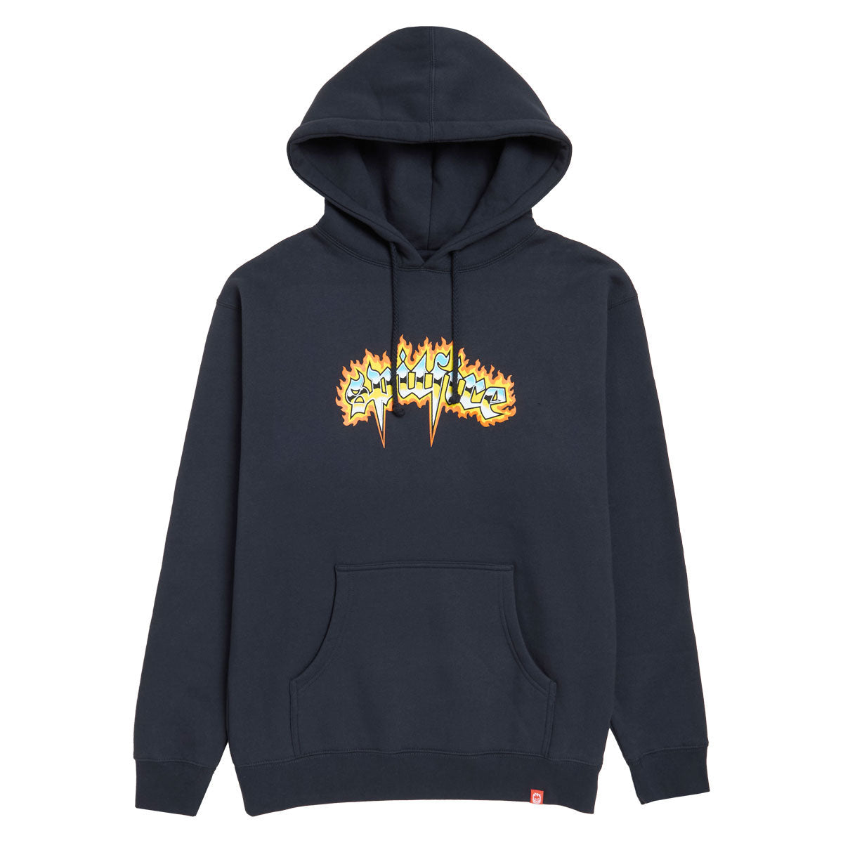 Spitfire 'Chrome Venom' Hoodie - Navy/Multi Color Print