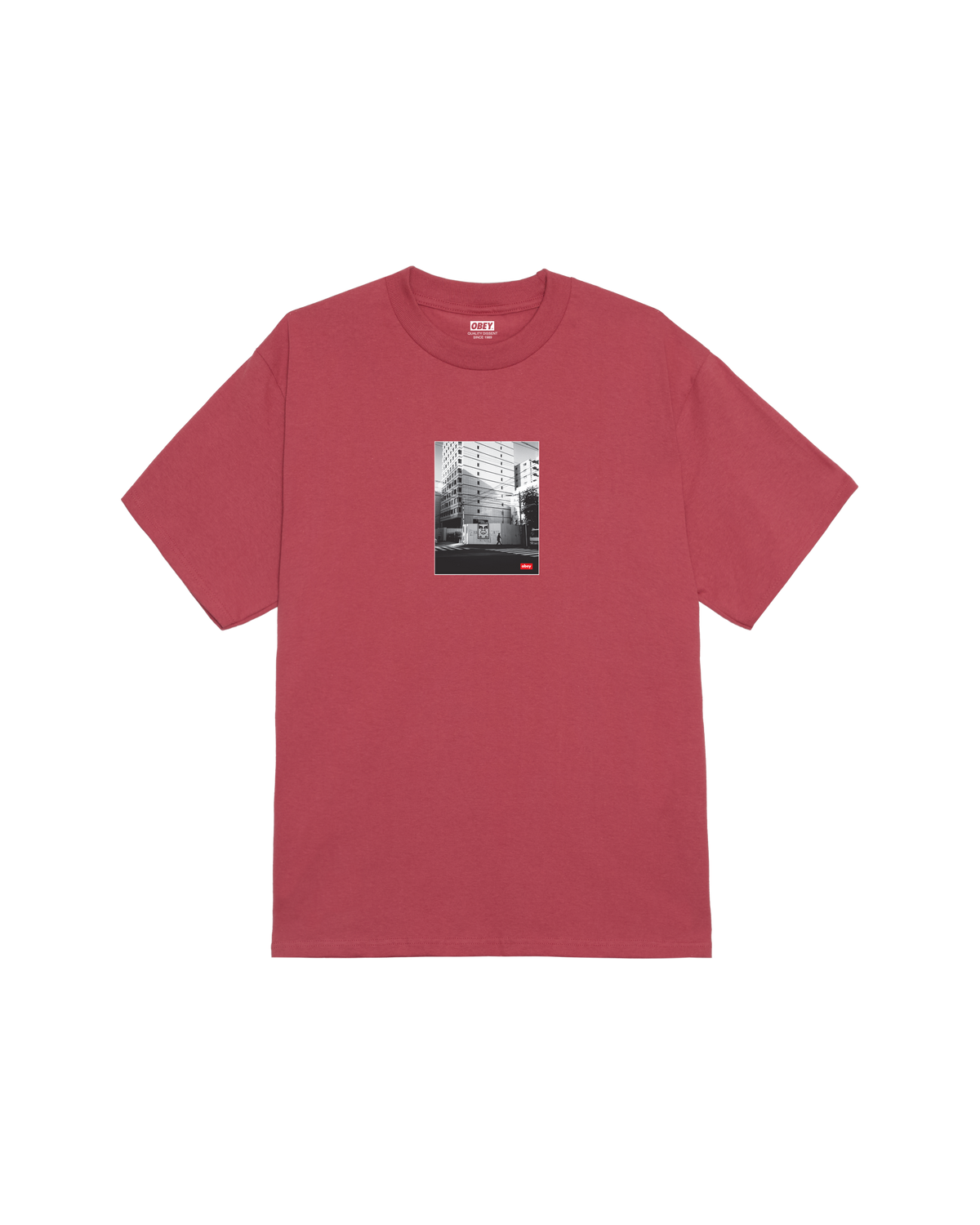 Obey 'Osaka Photo' Tee - Mineral Red