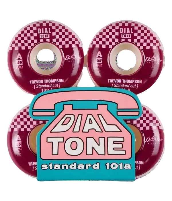 Dial Tone x Trevor Thompson 'Capitol' 101A Conical Wheels 52MM - Pink