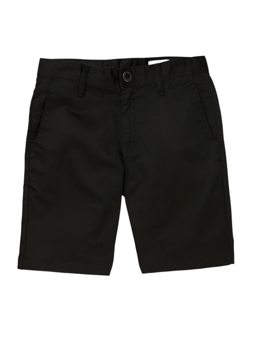 Volcom 'Frickin' Chino Shorts - Black (KIDS)