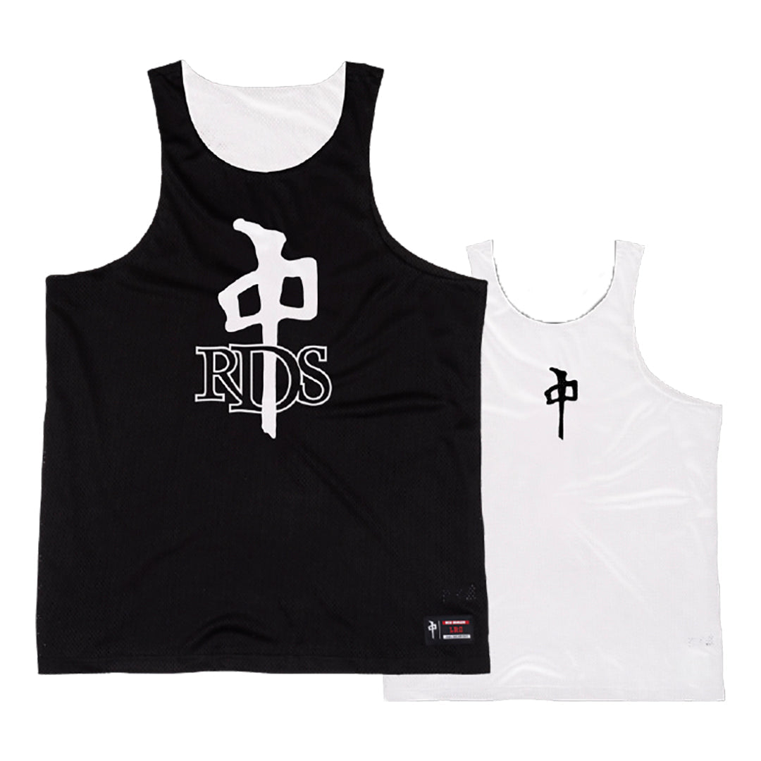 Red Dragon 'Mesh OG' Tank Top - Black/White (Reversible)