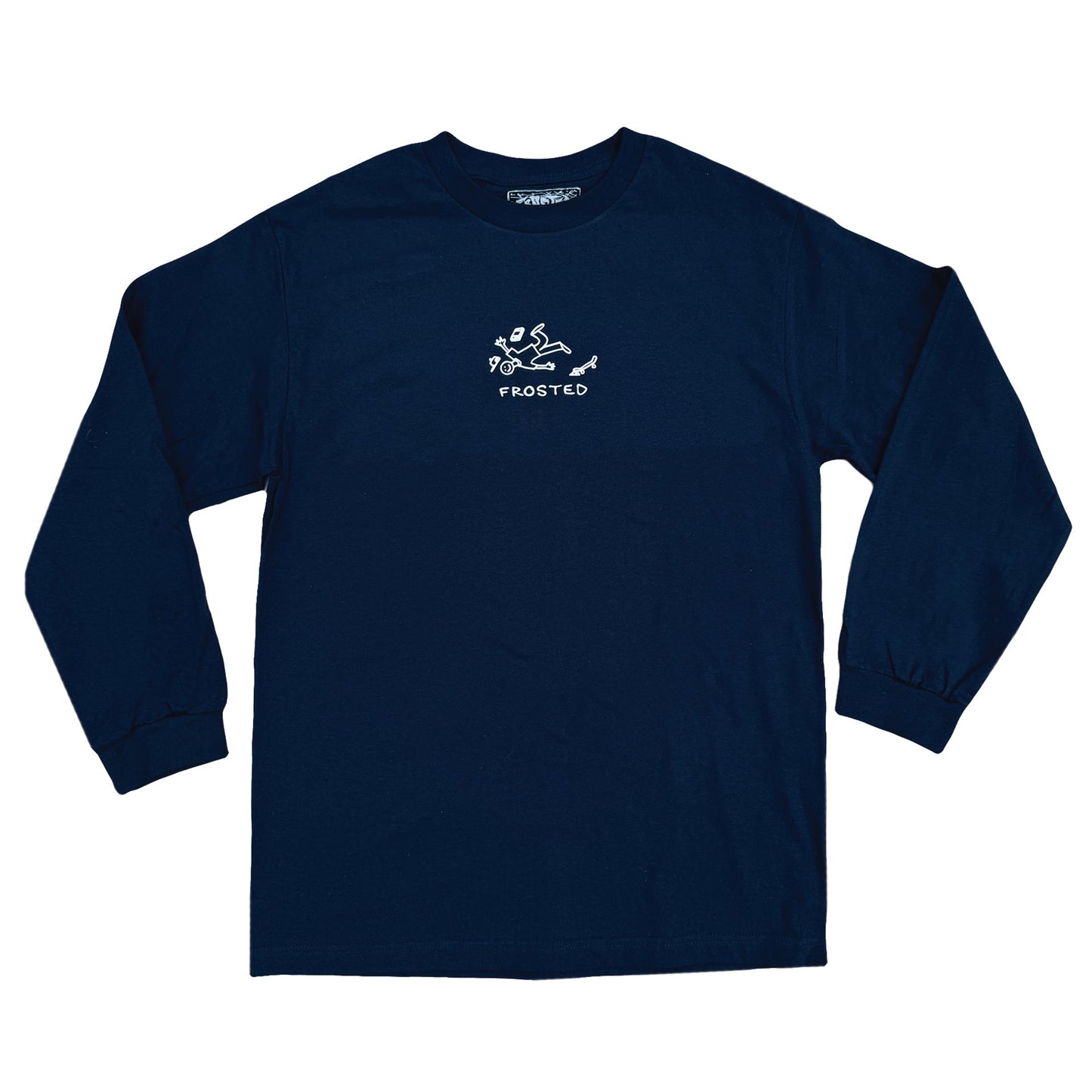 Frosted Skateboards 'Classic Monday' L/S Tee - Navy