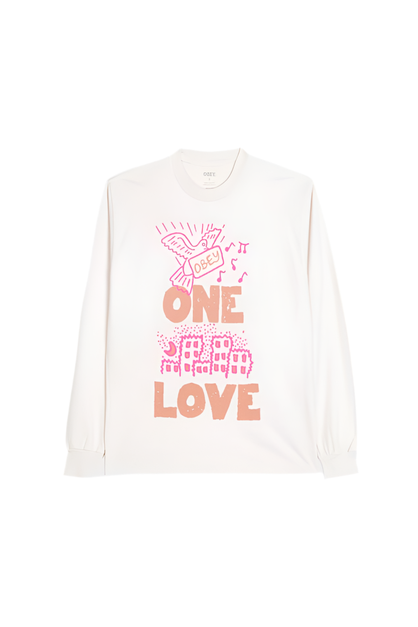Obey 'One Love' L/S Tee - Sago