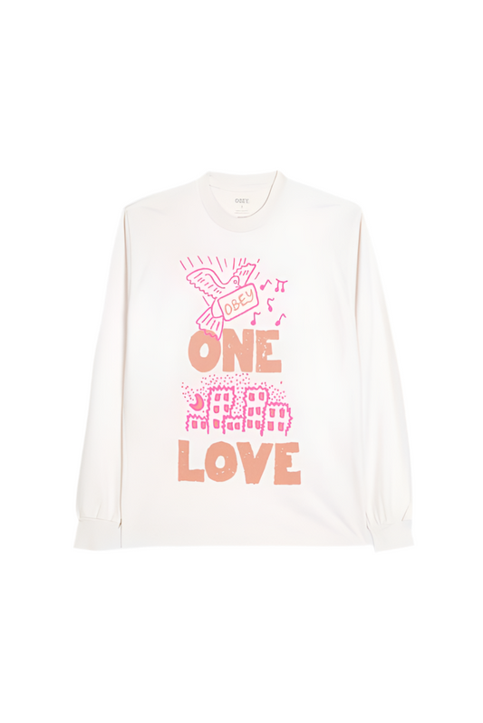 Obey 'One Love' L/S Tee - Sago