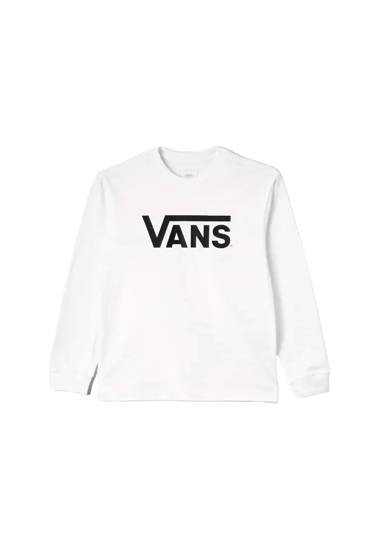 Vans 'Classic' L/S - White (KIDS)