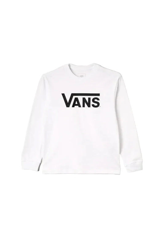 Vans 'Classic' L/S - White (KIDS)