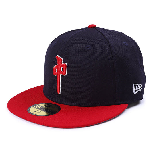 Red Dragon x New Era 'Dynasty' Fitted Cap - Navy/Red