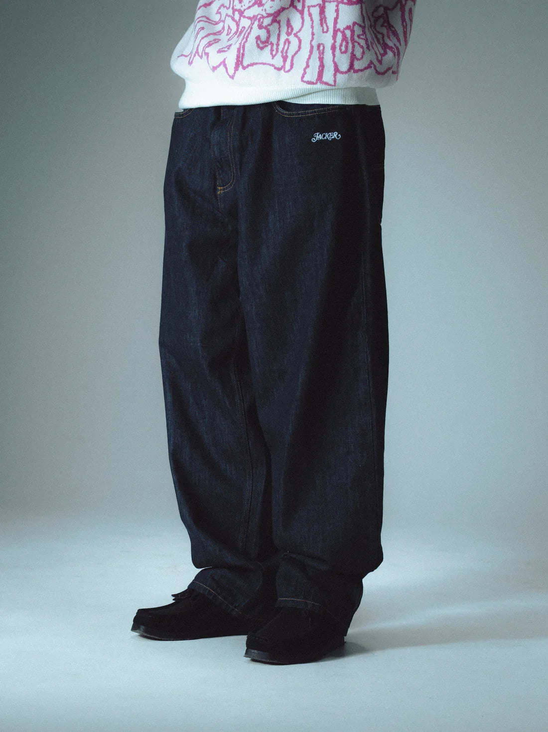 Jacker 'Classic' Denim Baggy Pants - Raw