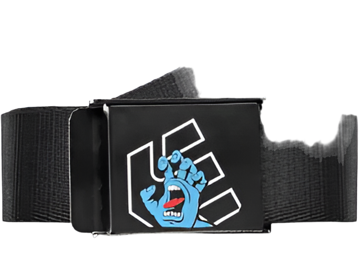 Etnies x Santa Cruz 'Screaming Hand' Belt - Black