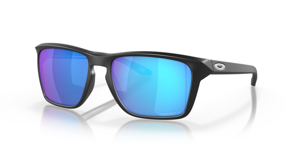 Oakley 'Sylas' Sunglasses - Matte Black / Prizm Sapphire Irid Polarized