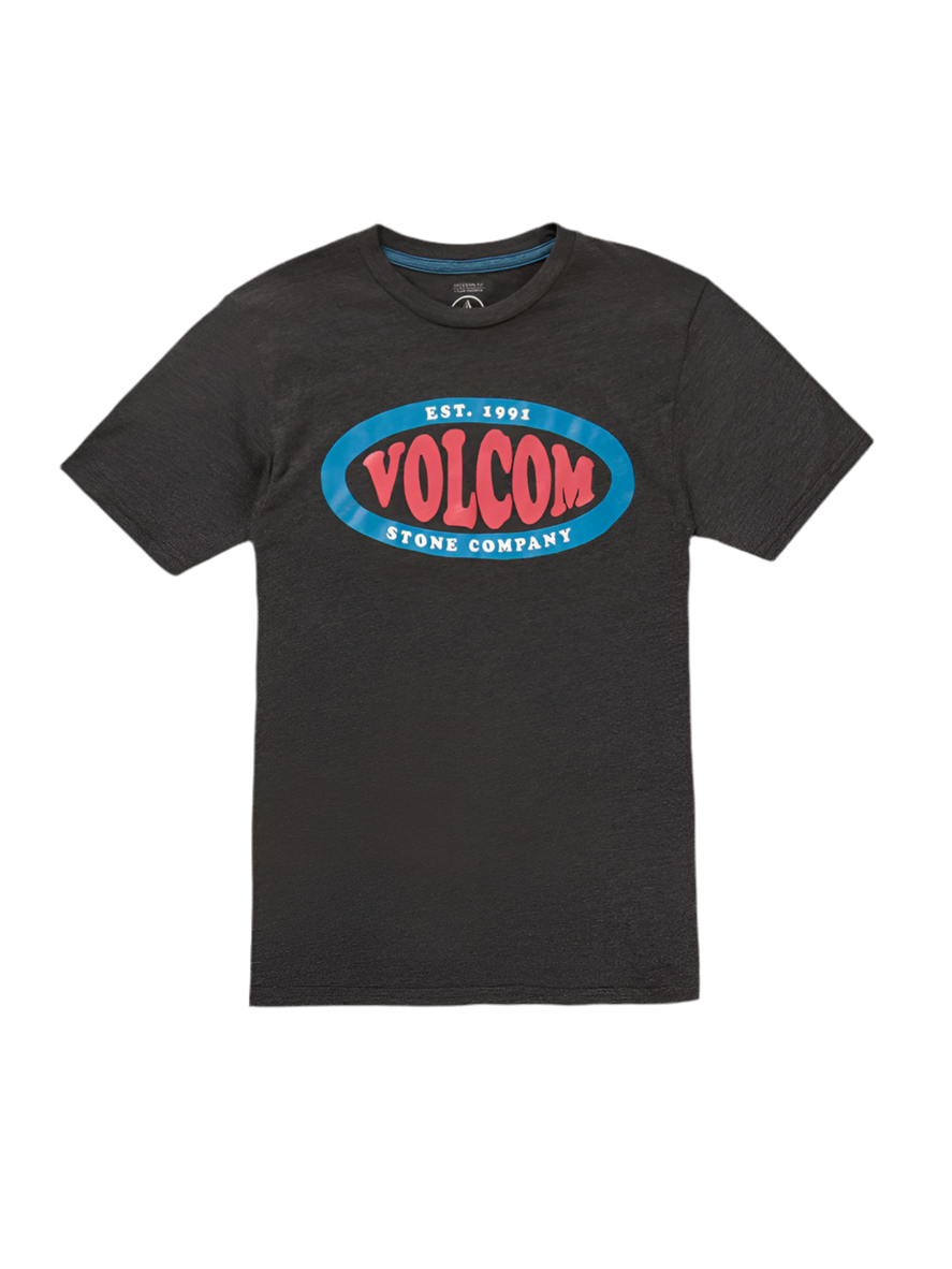Volcom 'Schooner' Tee - Black (KIDS)