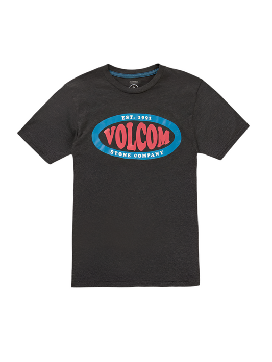 Volcom 'Schooner' Tee - Black (KIDS)