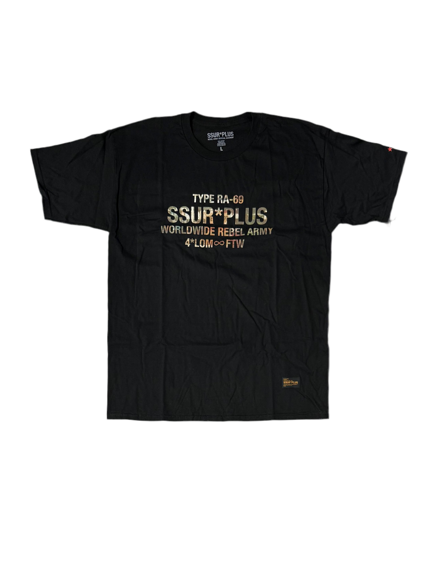 SSUR 'Rebel Army' Tee - Black