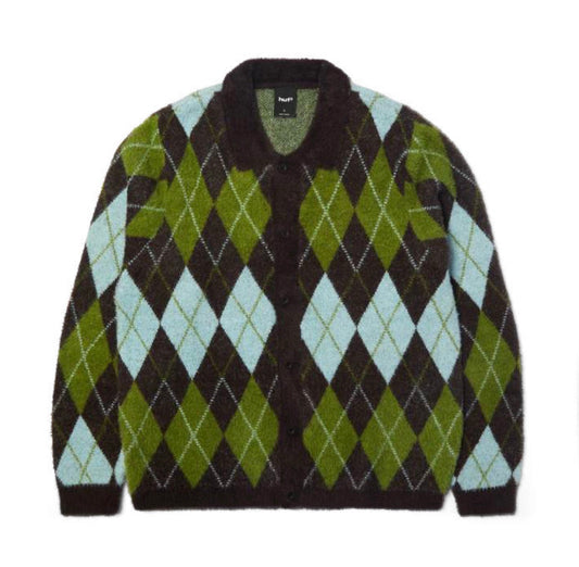 HUF 'Cooper' Mohair Sweater - Dark Brown